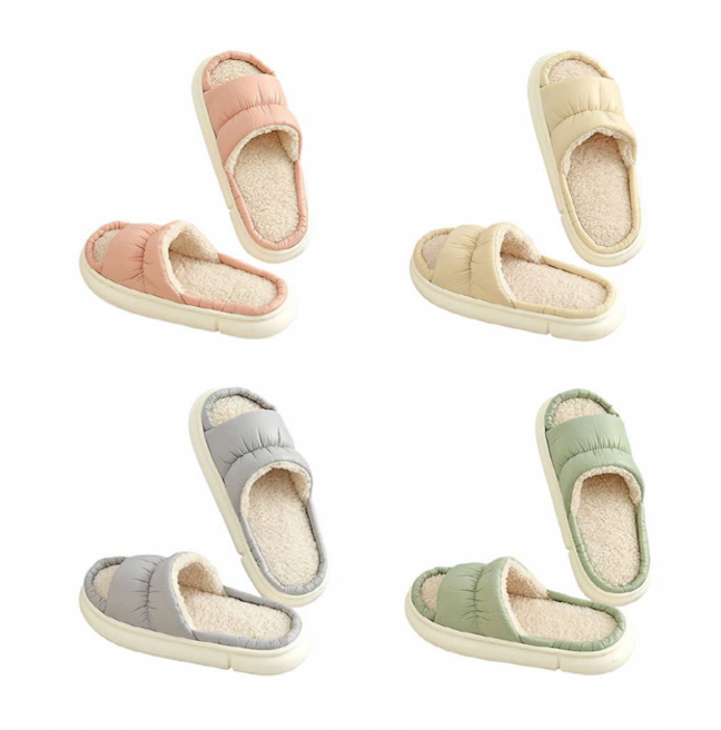 Puffer Slipper Slides